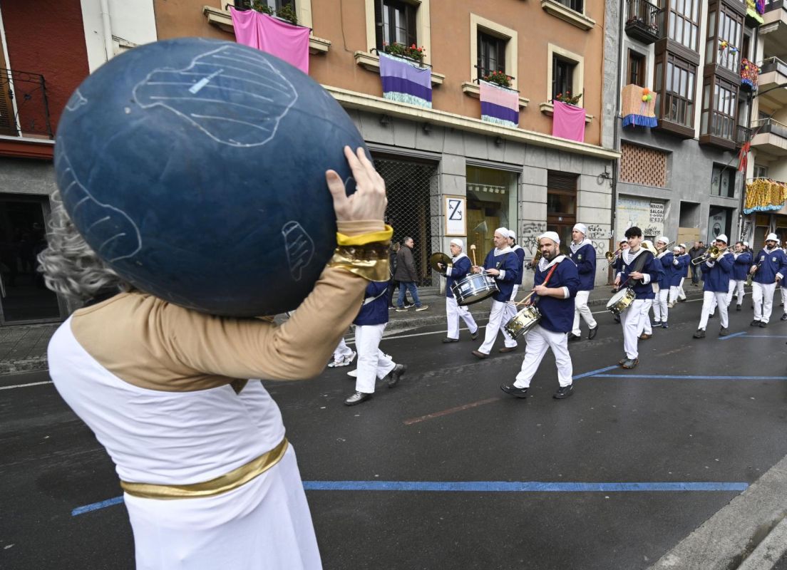 Remate festivo de los carnavales de Tolosa