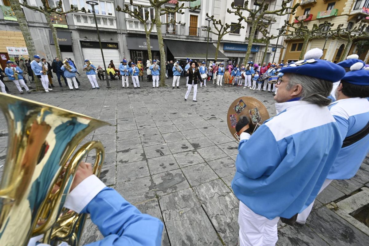 Remate festivo de los carnavales de Tolosa