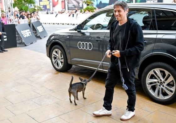 Sean Baker a su llegada al hotel María Cristina el pasado septiembre.