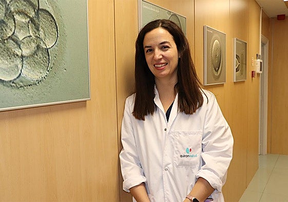 La Dra. Estefanía Rodríguez, jefa de la Unidad de Reproducción Asistida del Hospital de Día Quirónsalud Donostia