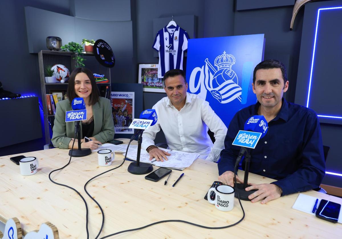 Maite Jiménez, Ángel López y Álvaro Vicente, ayer.