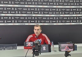 Albert Carbó ha comparecido en Gal este viernes para hablar del choque del domingo contra el Arenteiro.