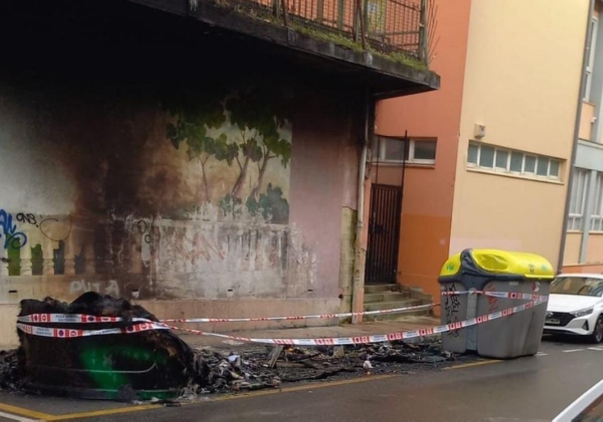 PNV reitera la petición de material ignífugo y detectores de fuego en contenedores