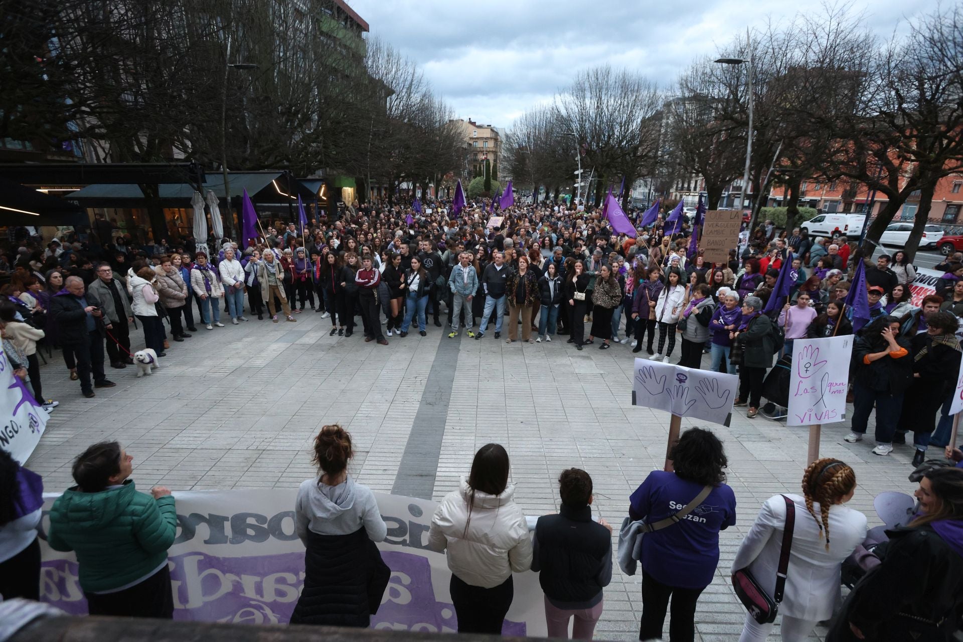 Gipuzkoa se tiñe de morado por el 8M