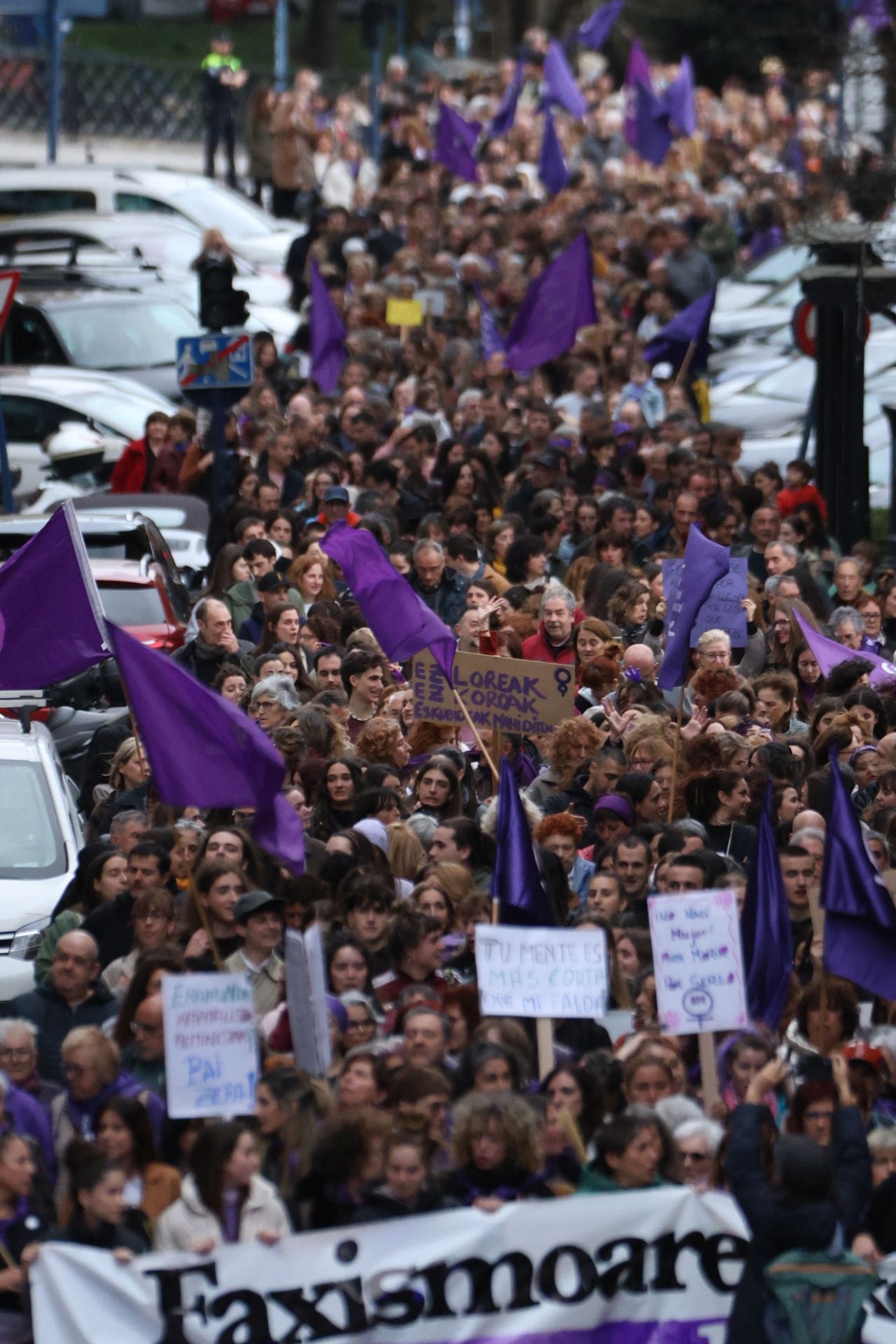 Gipuzkoa se tiñe de morado por el 8M