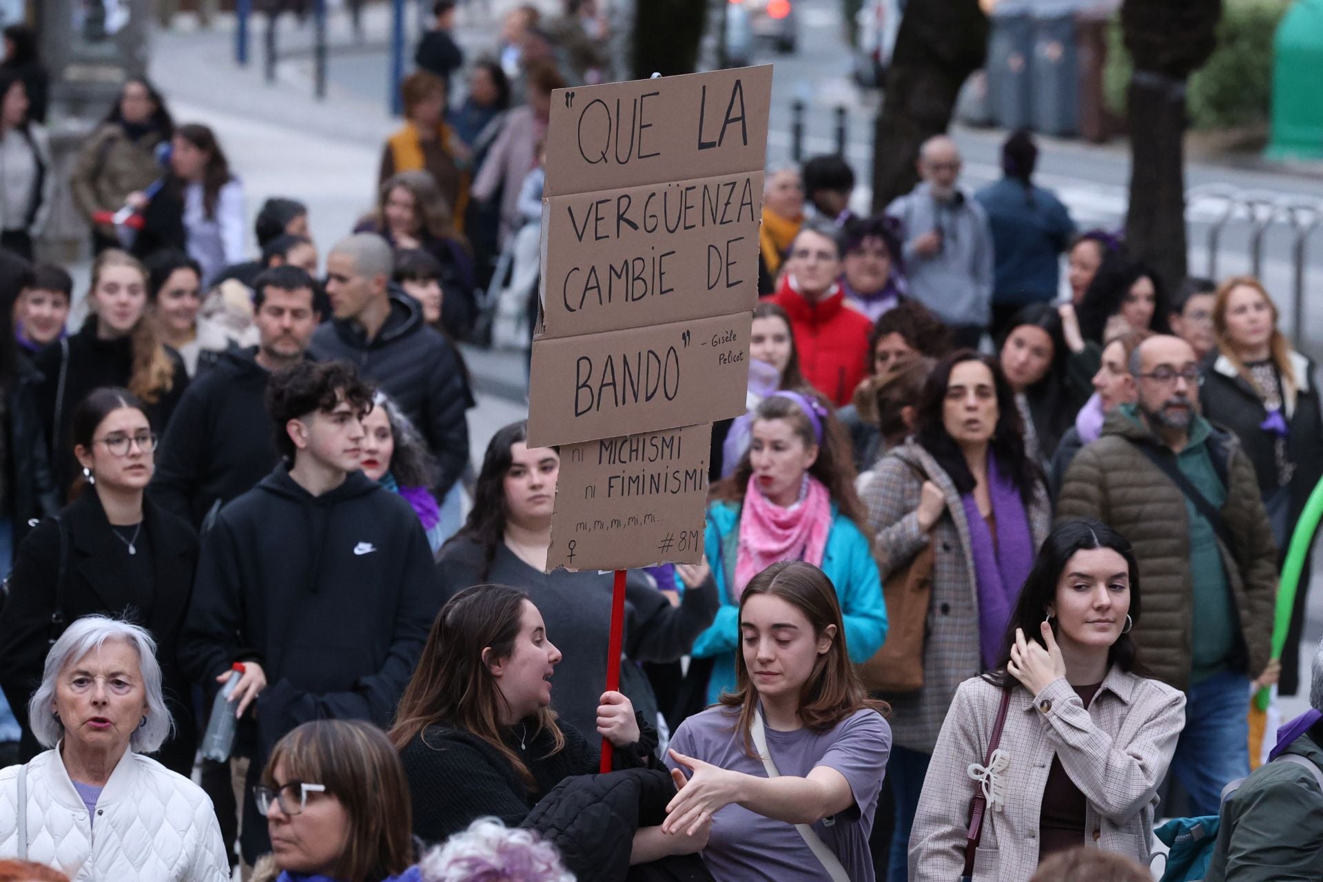 Gipuzkoa se tiñe de morado por el 8M