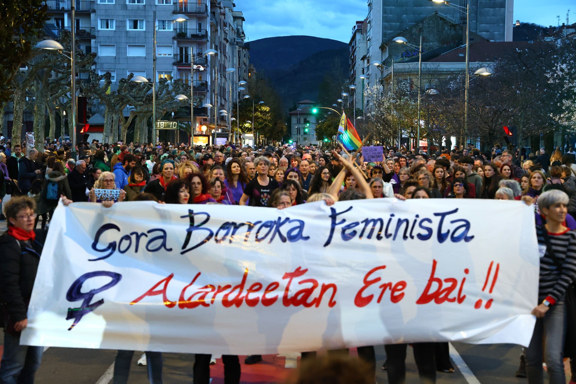 Gipuzkoa se tiñe de morado por el 8M