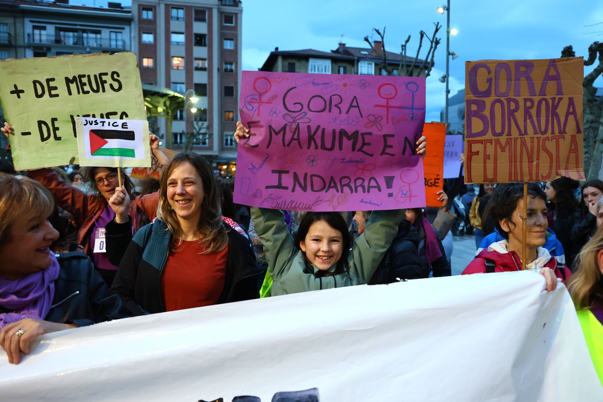 Gipuzkoa se tiñe de morado por el 8M