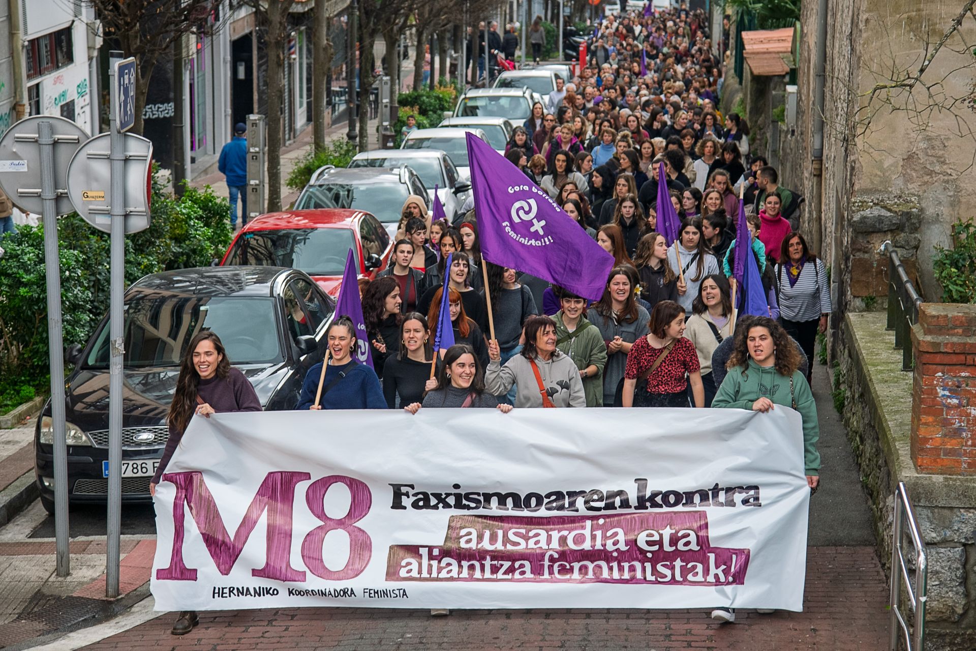 Gipuzkoa se tiñe de morado por el 8M