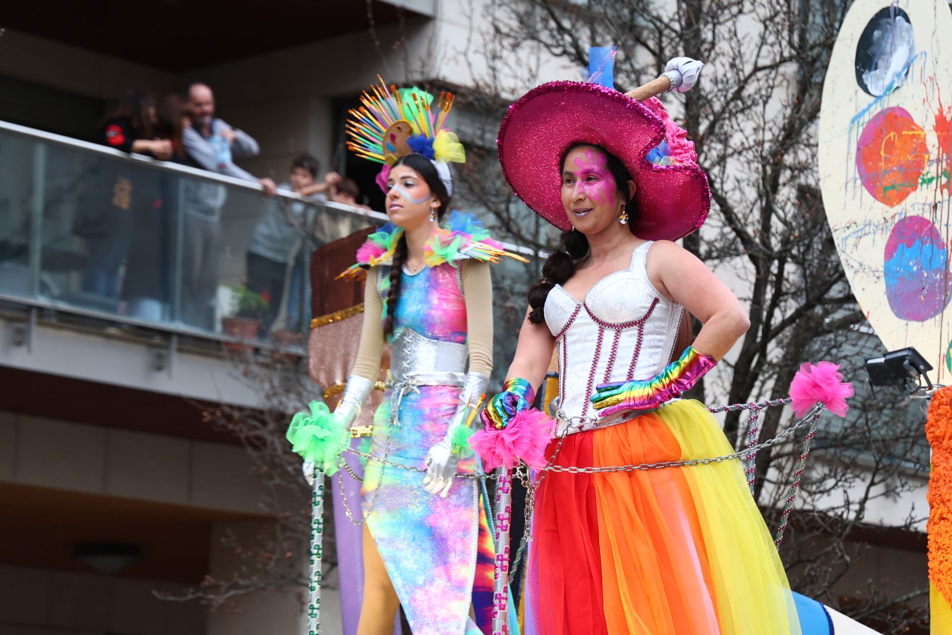 Las imágenes del desfile de carnaval en Riberas de Loiola