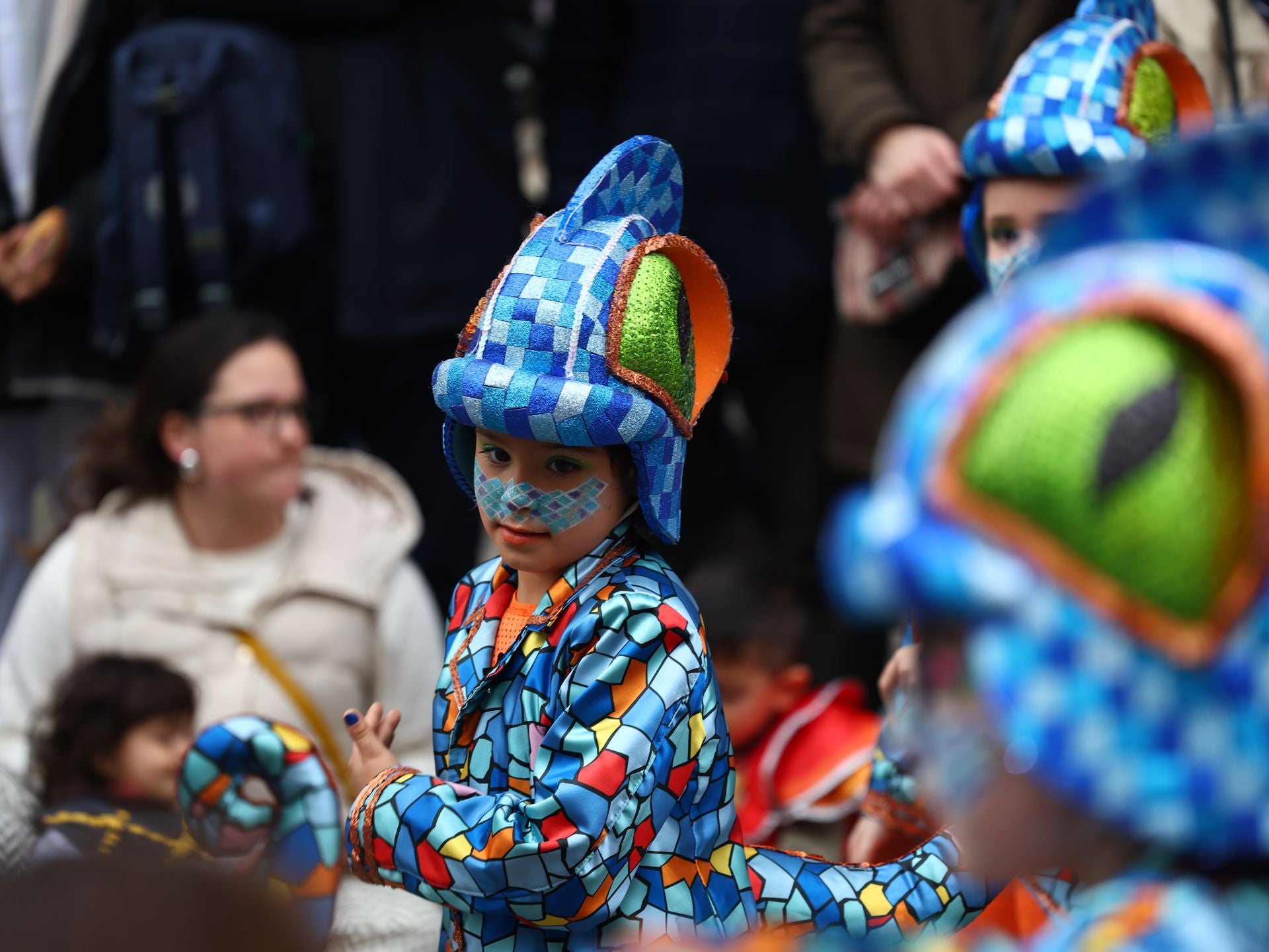 Las imágenes del desfile de carnaval en Riberas de Loiola