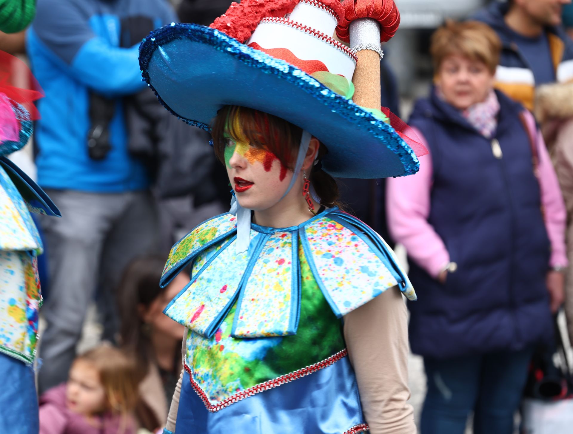 Las imágenes del desfile de carnaval en Riberas de Loiola