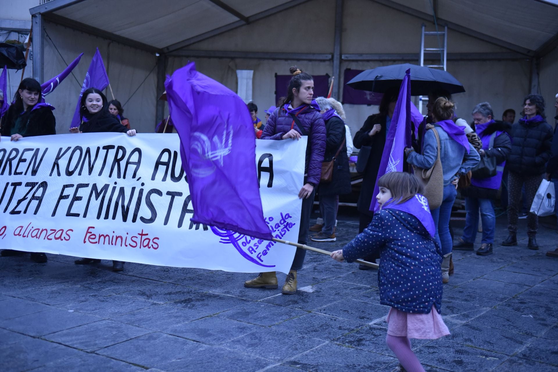 Gipuzkoa se tiñe de morado por el 8M