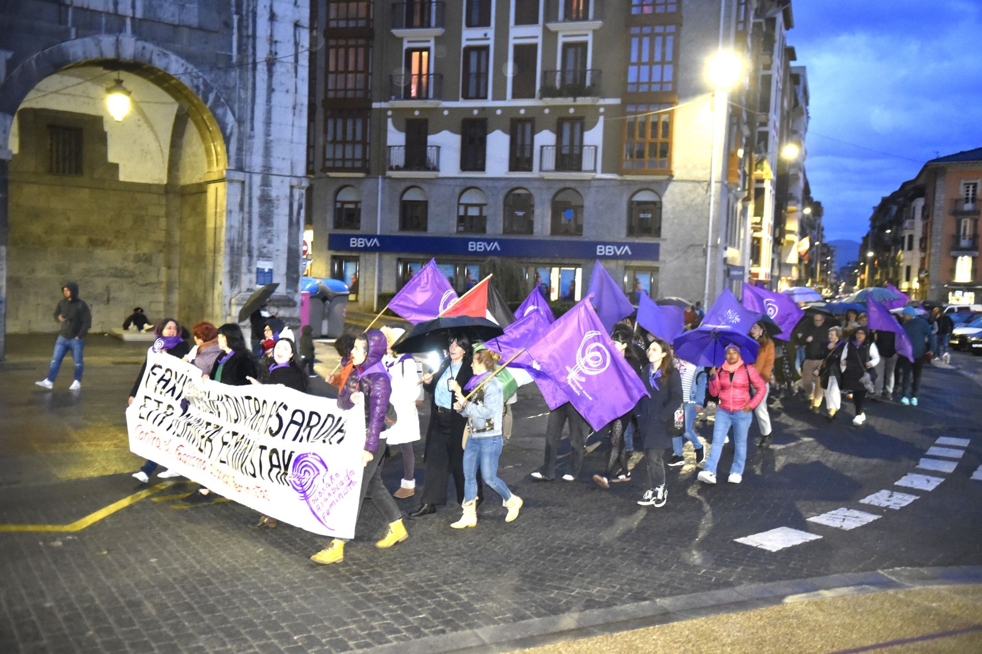 Gipuzkoa se tiñe de morado por el 8M
