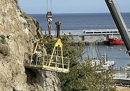 Malkorbeko ezpondan lanak burutzen egon ziren 2024an eta orain Ketarrikoan egingo dira.