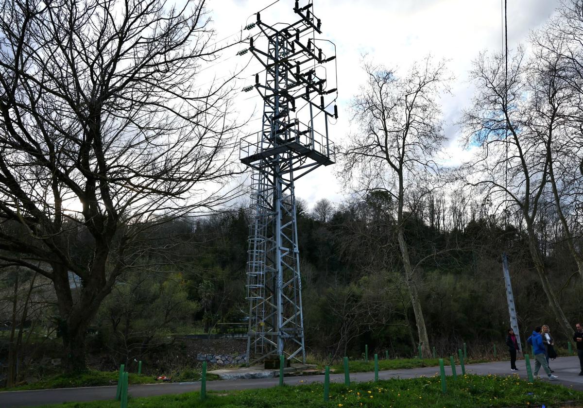La Ertzaintza investiga si la torre de alta tensión de Usurbil en la que se electrocutaron dos menores cumplía la normativa de seguridad