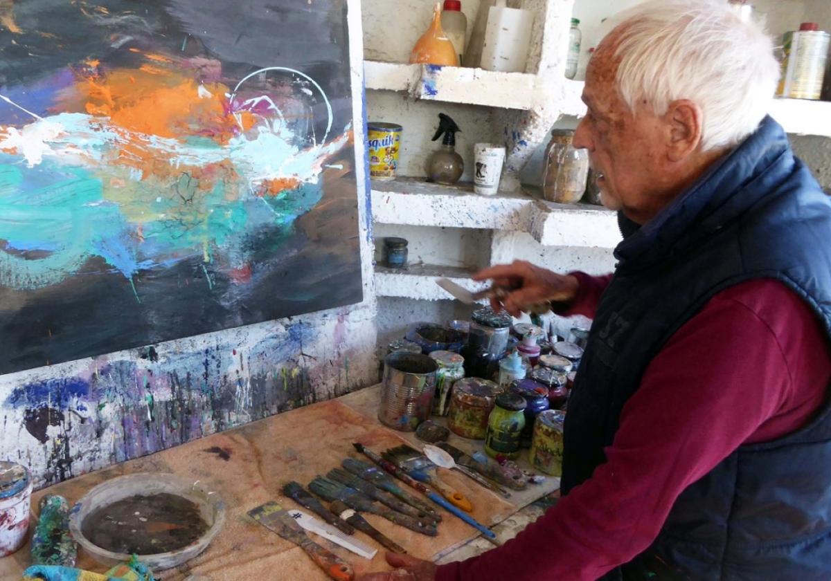El fallecimiento de 'Luziano' deja a Elgoibar sin su artista más reconocido e internacional