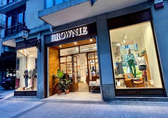 Una imagen de la tienda Brownie en la calle San Martzial de San Sebastián.