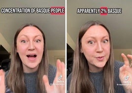 La creadora de contenido norteamericana, Roya Fox, en el vídeo que ha subido a sus redes.