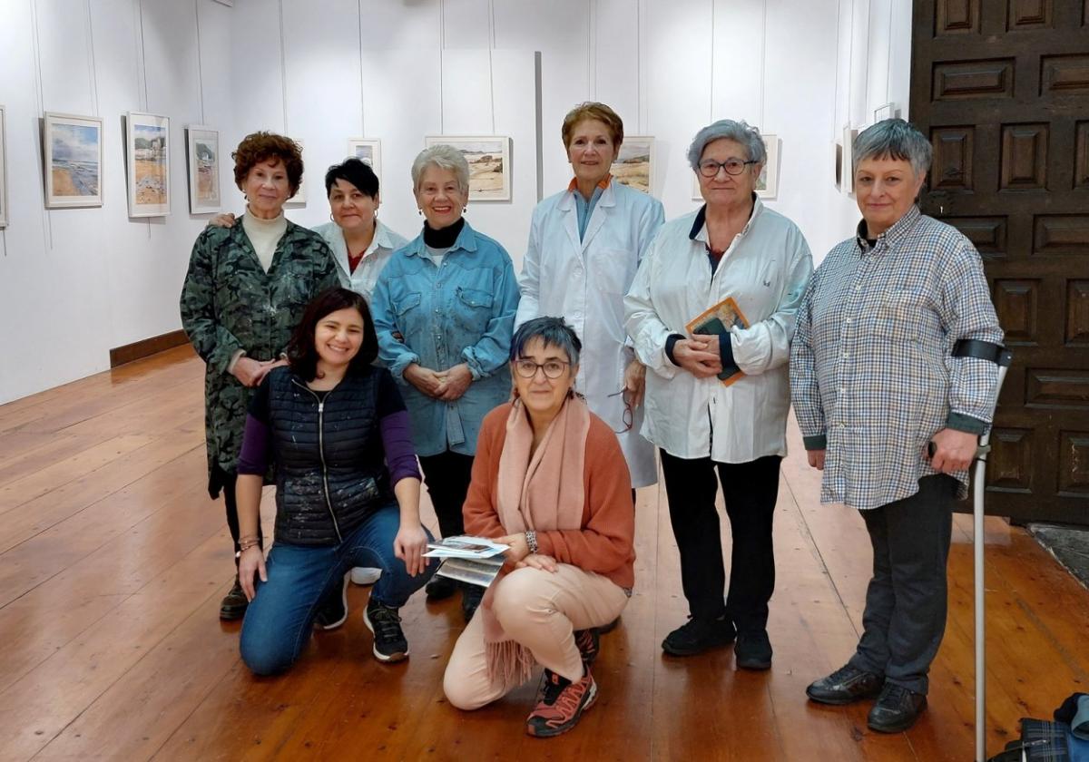 «Me gusta transmitir las texturas y los colores con la acuarela»