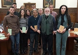 Ganadores de 2024, entre ellos, el urretxuarra Mikel Fernández.