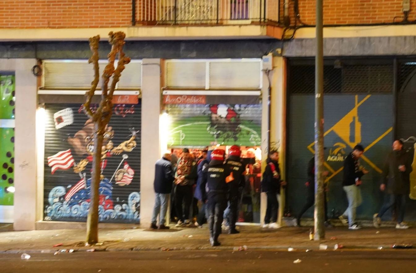 Detenidos y heridos en graves incidentes tras el Athletic-Roma