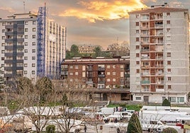 Vista de un barrio de Lasarte-Oria.