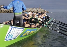 La Ama Guadalupekoa será este sábado una de las favoritas al triunfo en el 'Descenso de Hondarribia'.