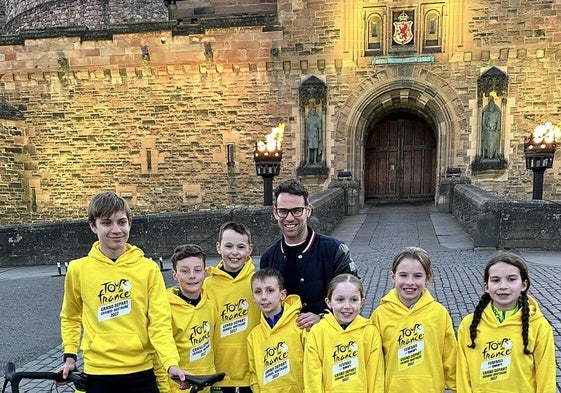 Cavendish, este miércoles en la entrada del Castillo de Edimburgo.