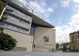 Juzgados de San Sebastián, donde la carga de trabajo se ha incrementado el año pasado.