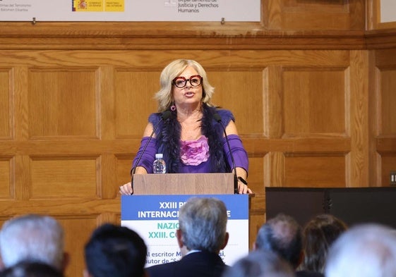 Consuelo Ordóñez, en la entrega del Premio Covite, el pasado año en San Sebastián.