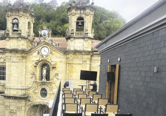 La terraza superior puede albergar eventos.