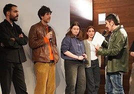 Varios de los protagonistas de Laburbira, en el preestreno de la presente edición.