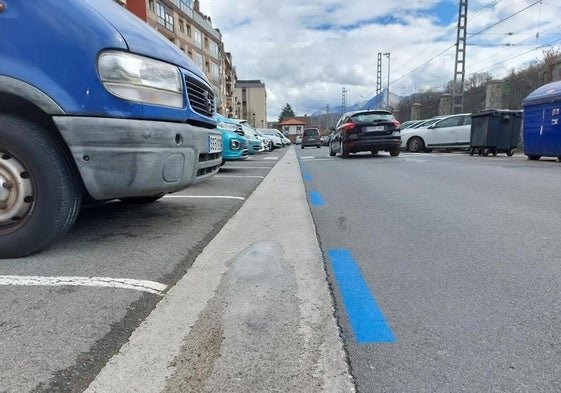 La nueva zona de OTA en la calle Trenbide, en Beasain.