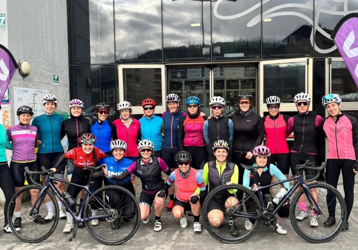 Segunda salida del grupo femenino de cicloturistas