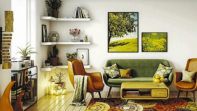 Tendencias de decoración 2025: colores terrosos, materiales naturales y estilo Japandi