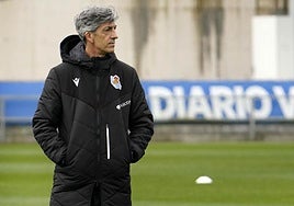 Imanol Alguaci, en Zubieta