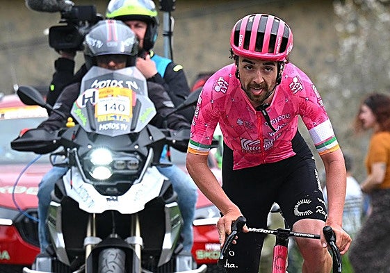 Healy, en plena fuga.