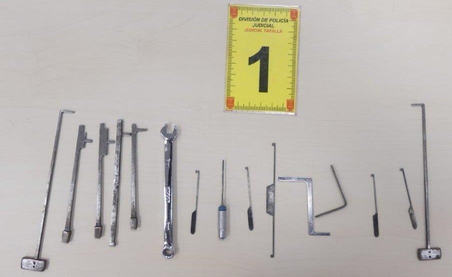 Dos detenidos en Marcilla permiten esclarecer una decena de robos en Euskadi