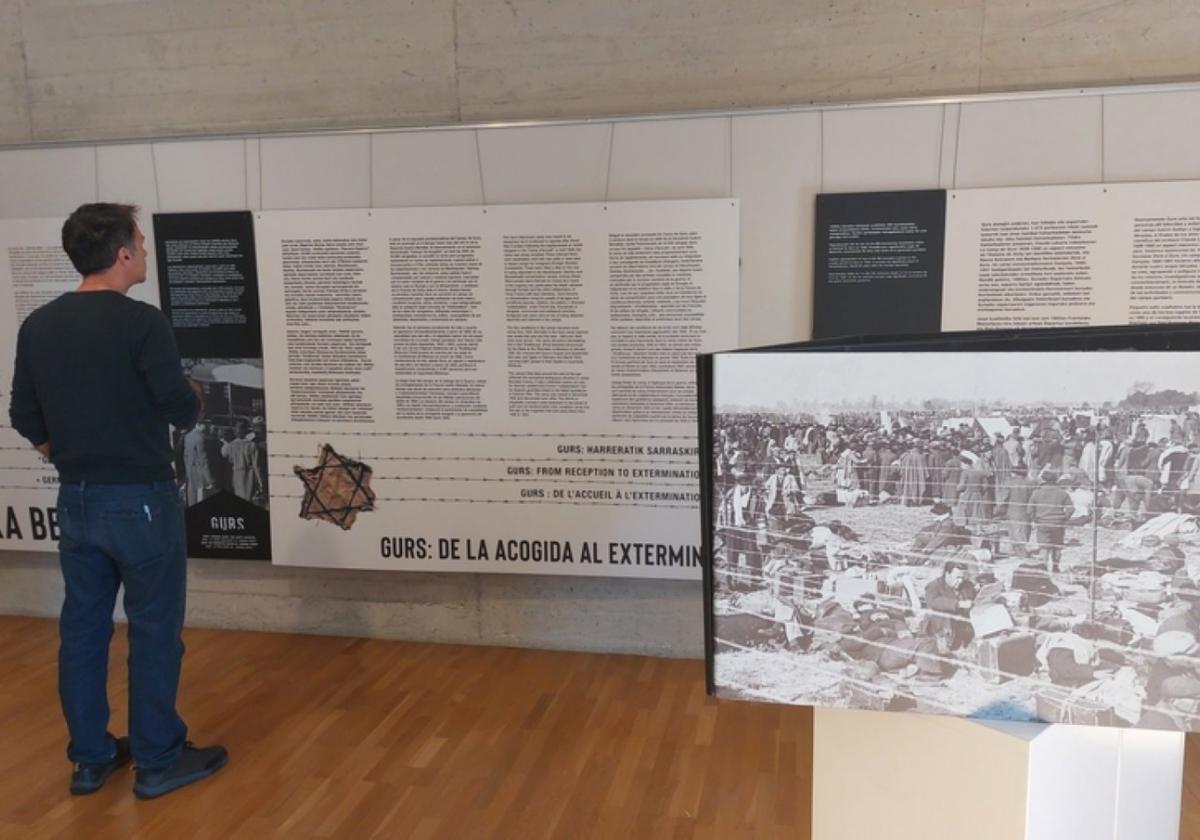 Último día para visitar la exposición sobre el campo de concentración de Gurs