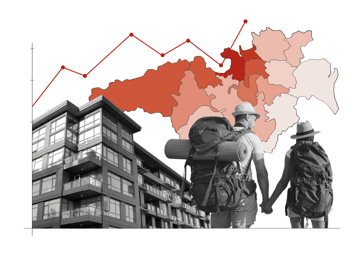 Los pisos turísticos en Donostia suponen el 1,4% del parque tras haber cerrado más de 800 en siete años
