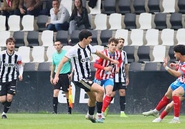 San Bartolomé fue uno de los destacados en el duelo contra el Lugo.