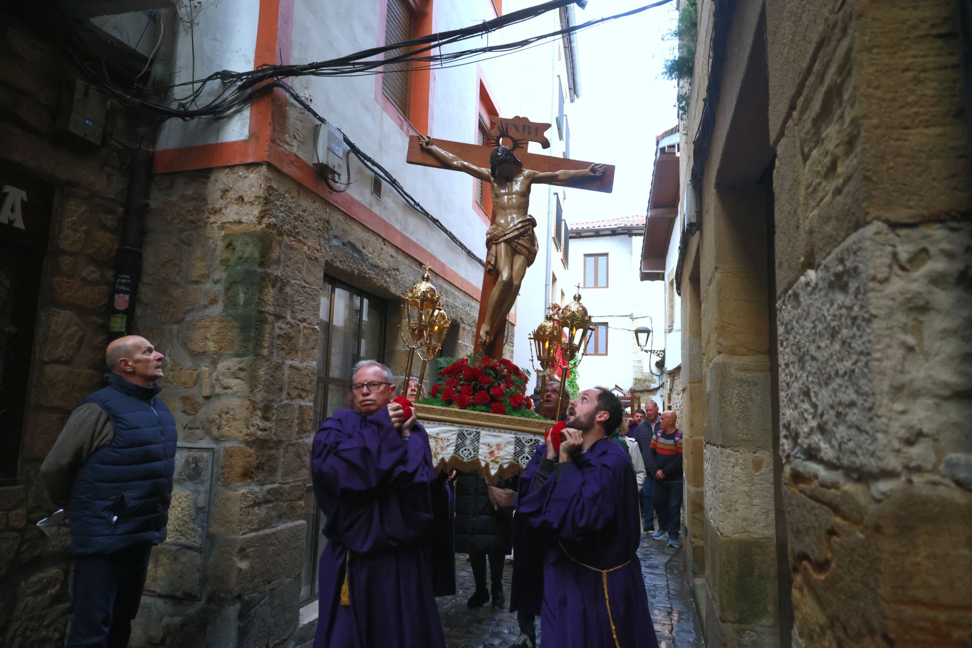 La procesión en Pasai Donibane
