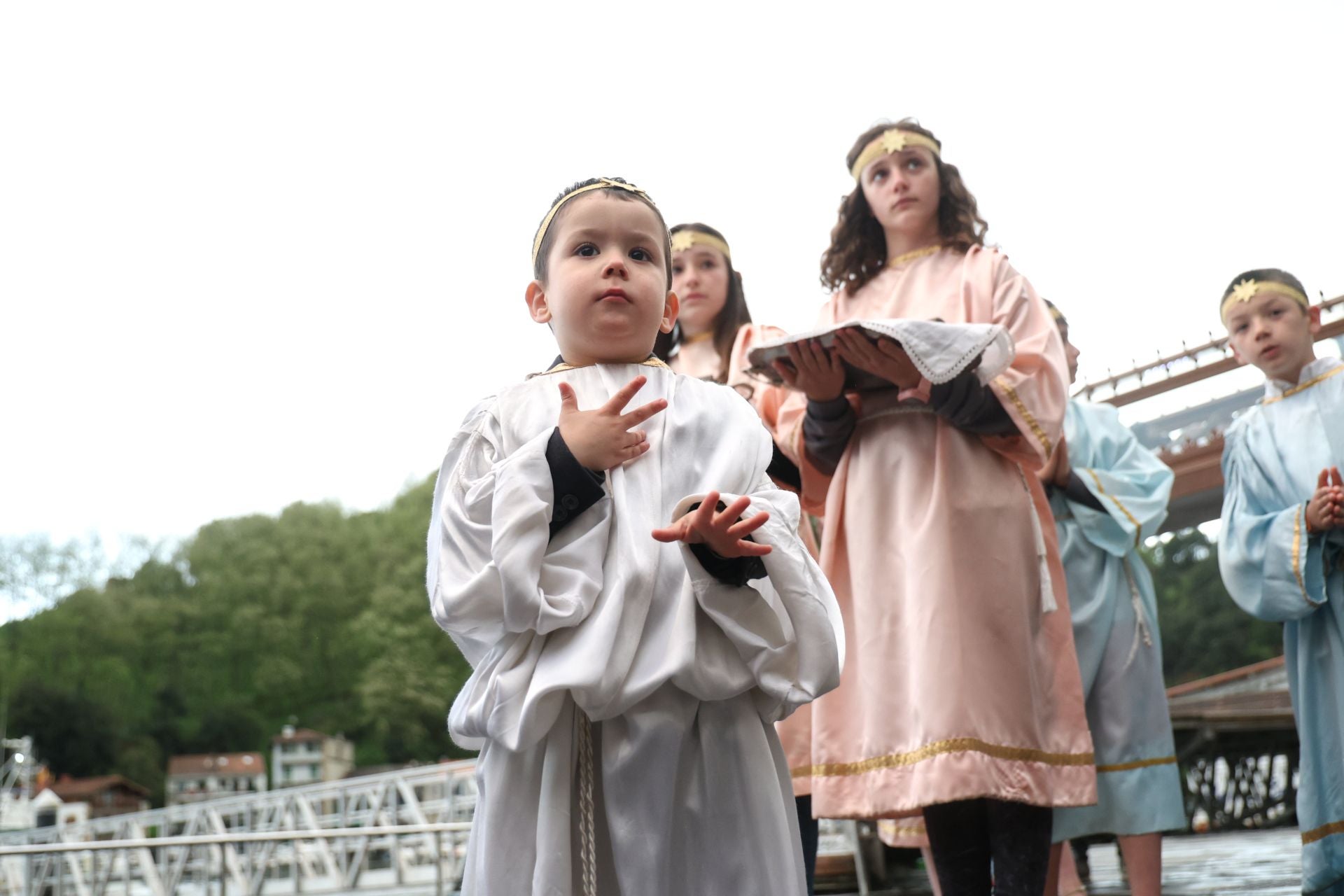 La procesión en Pasai Donibane