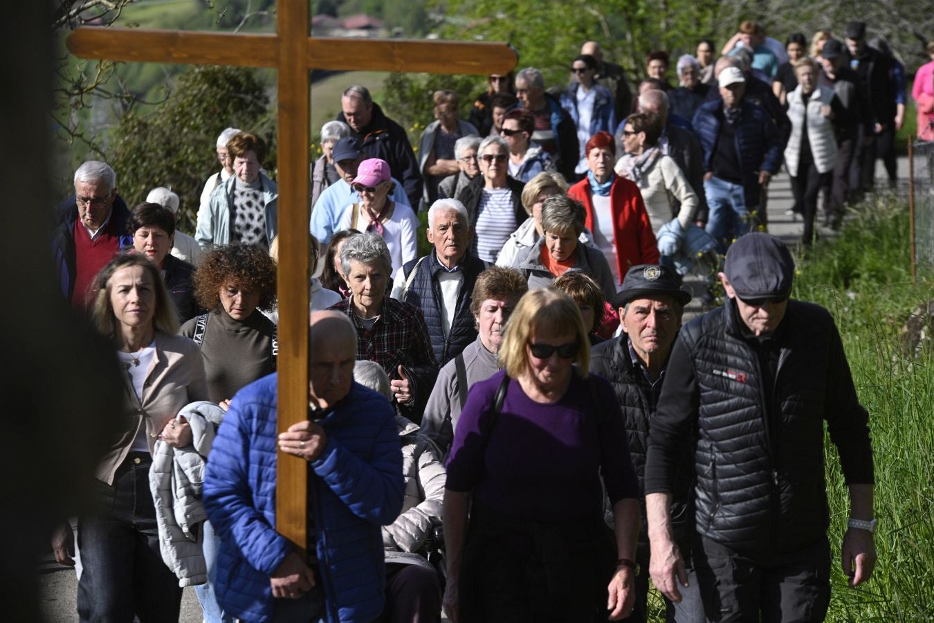 Via Crucis al monte Santa Bárbara de Hernani