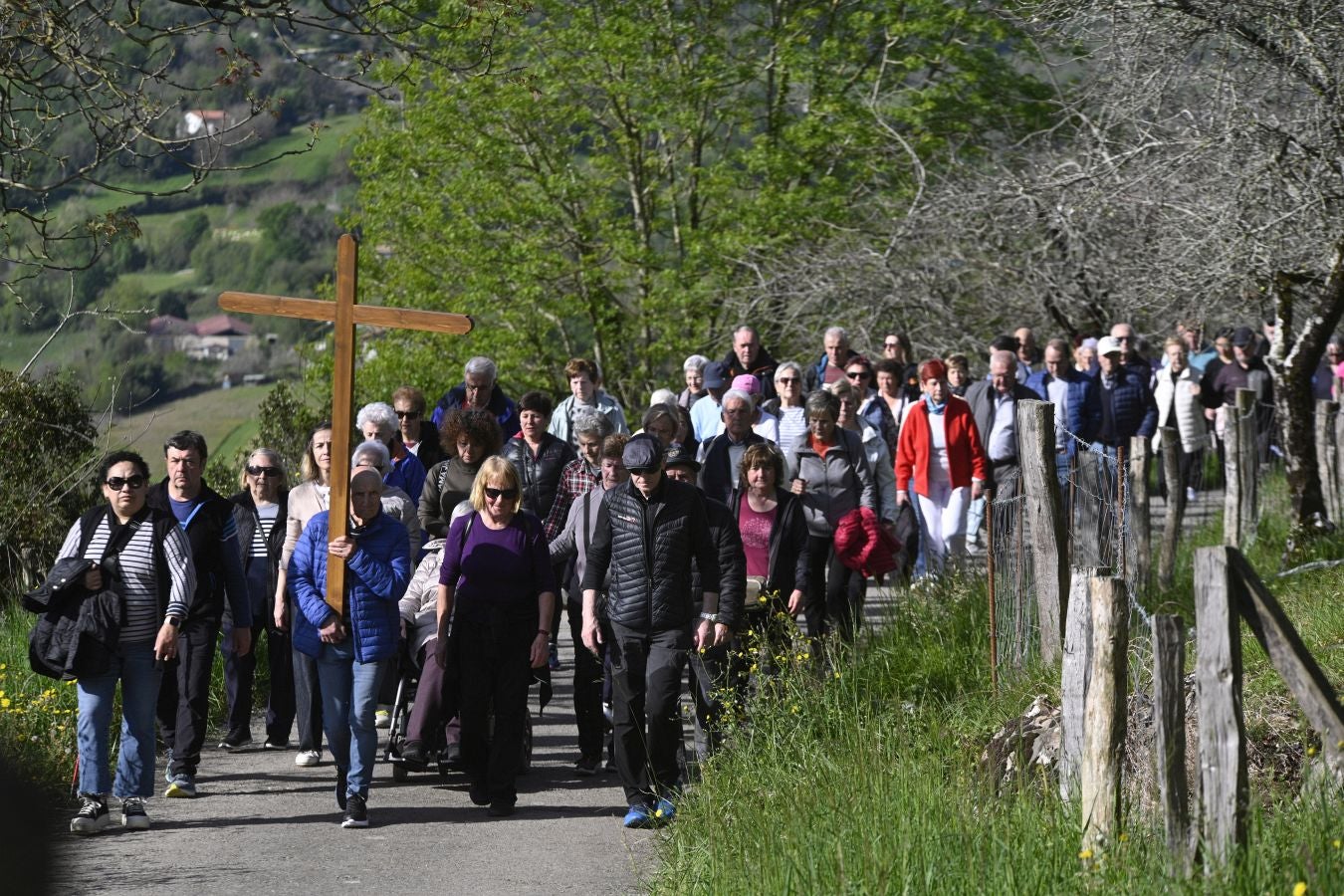 Via Crucis al monte Santa Bárbara de Hernani
