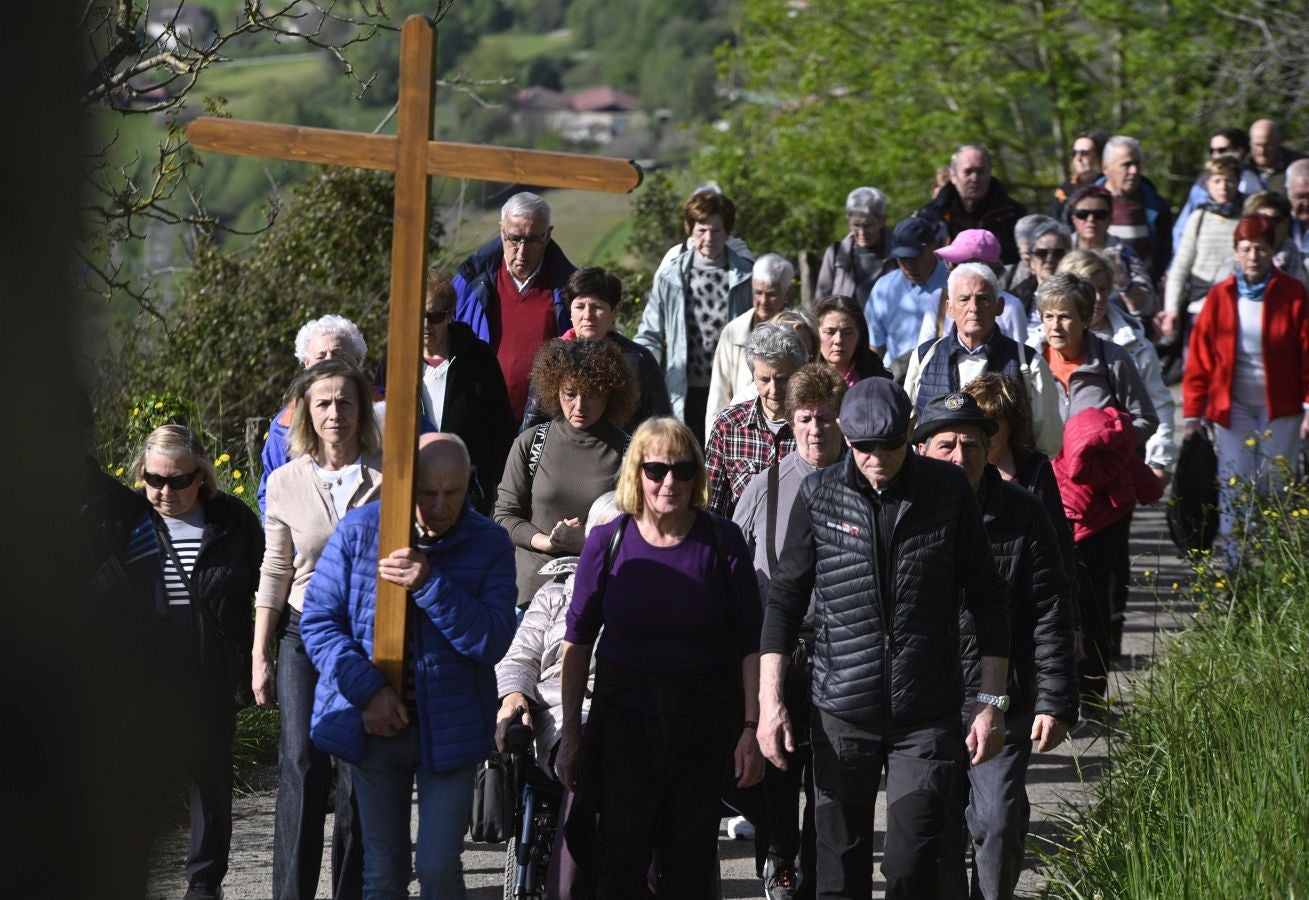 Via Crucis al monte Santa Bárbara de Hernani