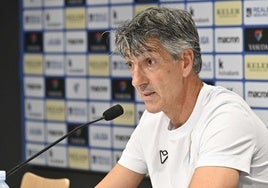 Imanol, en rueda de prensa.
