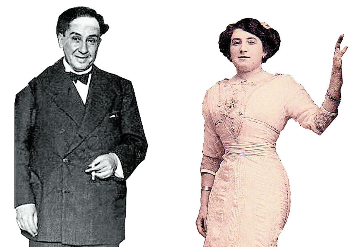 Machado y Guiomar en La Zurriola