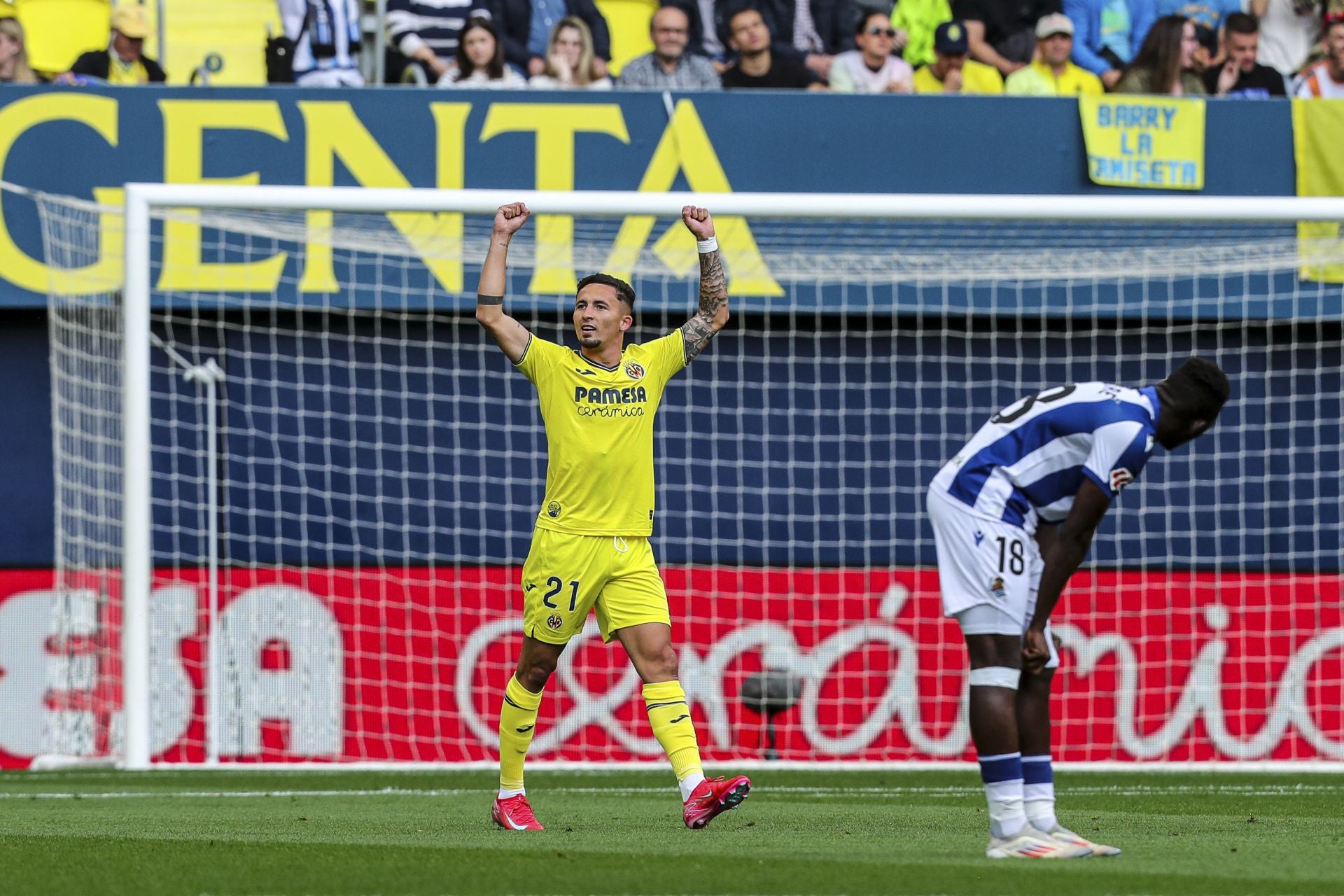 El Villarreal - Real Sociedad, en imágenes